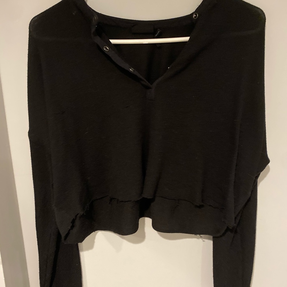 UO long sleeve Henley top